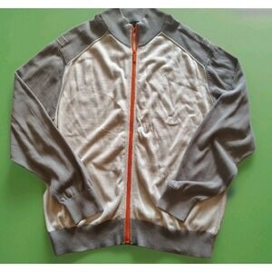 Marc Ecko Cut & Sew Zip-Front Embroidered Sweatshirt Jacket Men's 2XL A5